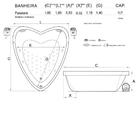 Banheira De Hidromassagem Passione 1,60x1,60x0,53