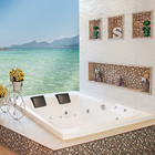 Banheira de Hidromassagem Retangular Prima Maggiore 170x120x50cm Gel Coat Branca Astra