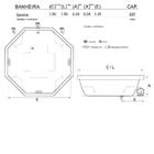 Banheira De Hidromassagem Savona Dupla 1,50x1,50x0,48