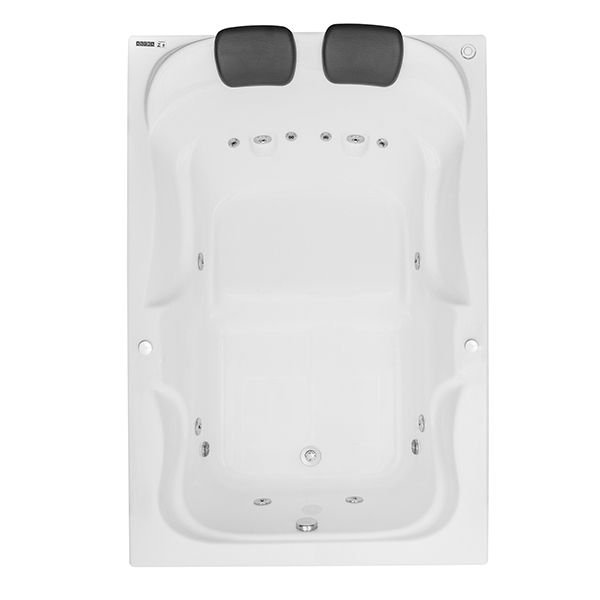 Banheira de Hidromassagem Retangular Serenade Maggiore 180x120x48cm Gel Coat Branca Astra