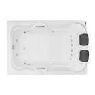 Banheira de Hidromassagem Retangular Serenade Maggiore 180x120x57cm Gel Coat Branca Astra