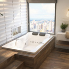 Banheira de Hidromassagem Retangular Serenade Maggiore 180x120x57cm Acrílico Branca Astra