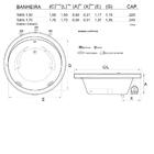 Banheira De Hidromassagem Tahiti Dupla 1,70x1,70x0,50