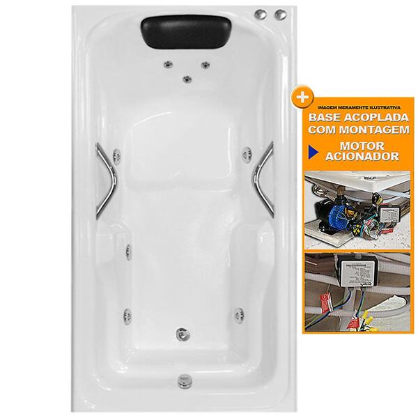 Banheira De Hidromassagem Tamarim Ind 1,70x0,80x0,40