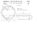 Banheira De Hidromassagem Thalita  1,70x1,70x0,56