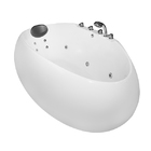 Banheira de Hidromassagem Oval Vancouver 180x108x70cm Gel Coat Branca Astra