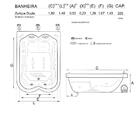 Banheira De Hidromassagem Zurique Dupla 1,80x1,40x0,53