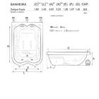 Banheira De Hidromassagem Zurique Dupla 1,80x1,40x0,53