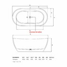 Banheira De Imersão   Bologna 160cm X 83cm X 63cm Em Acrilico