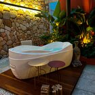 Banheira De Imersão  Saturnia 180cm X 85cm X 64cm  Em Acrilic