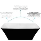 Banheira De Imersão Em Gel Coat Paris Astra Preto