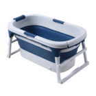Banheira Dobrável Grande - Azul
