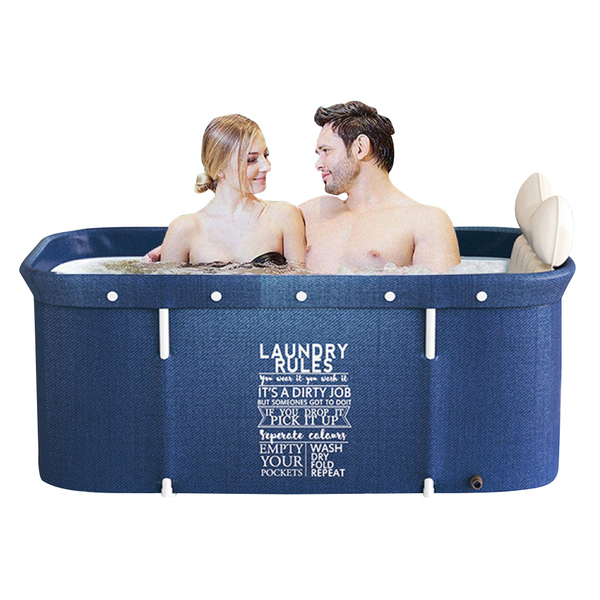 Banheira Dobrável Retangular Com Acessorios Vg+