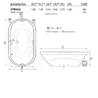 Banheira Dupla Atenas COMPLETA com hidromassagem em acrílico