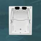 BANHEIRA DUPLA AUSTRIA COMPLETA COM HIDRO (1,15 x 1,43 x 0,43