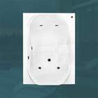 Banheira Dupla Firenze Com Hidro Em Acrílico (1,19 x 1,69 x 0