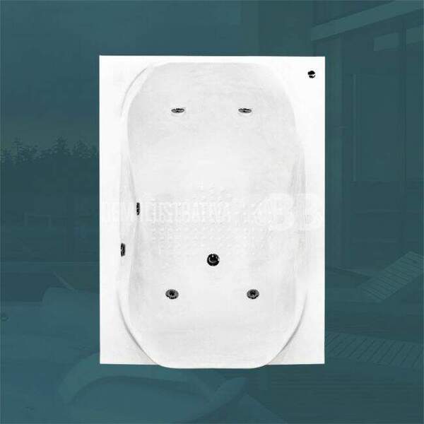 Banheira Dupla Firenze Com Hidro Em Acrílico (1,19 x 1,69 x 0