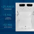 Banheira Dupla Hawaii Completa com hidromassagem em acrílico