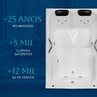 Banheira Dupla Hiamar Completa com hidromassagem em acrílico