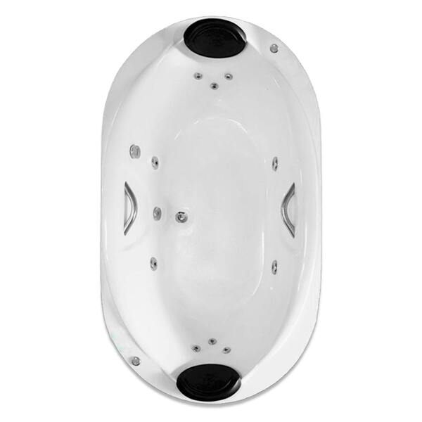 Banheira Dupla Pequim Completa com hidromassagem em acrílico