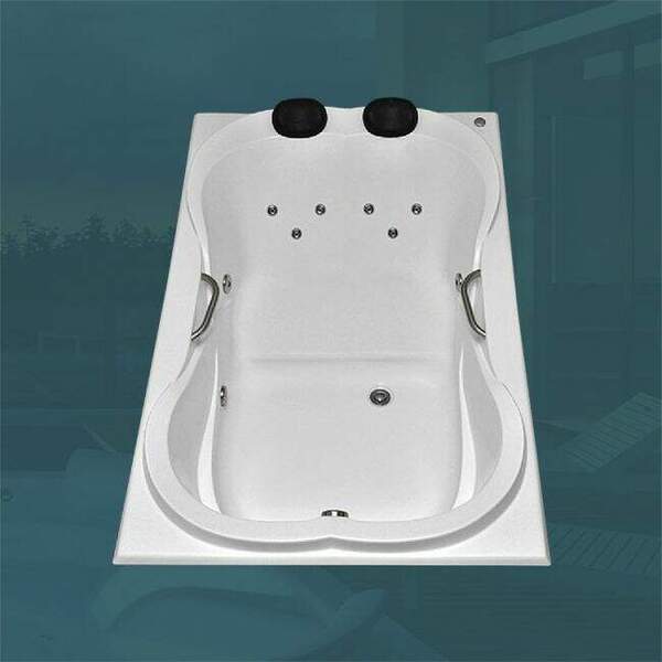 Banheira Dupla Saara Completa Com Hidro (1,19 x 1,80 x 0,42)