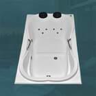 Banheira Dupla Saara Completa Com Hidro Em Acrílico (1,19 x 1