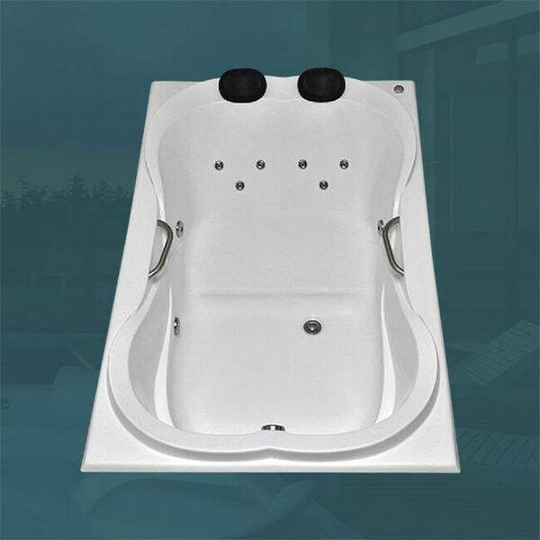 Banheira Dupla Saara Completa Com Hidro Em Acrílico (1,19 x 1