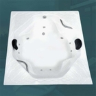 BANHEIRA DUPLA SUICA COMPLETA COM HIDRO (1,40 x 1,41 x 0,49)