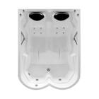 Banheira Dupla Zurique Completa com hidromassagem em acrílico