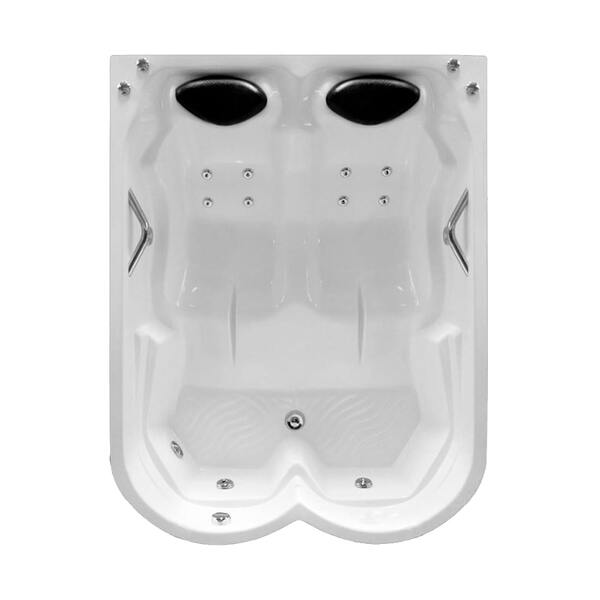 Banheira Dupla Zurique Completa com hidromassagem em acrílico