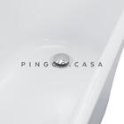 Banheira Freestanding Imersão Acrílico 165 cm Azurita Pingoo.