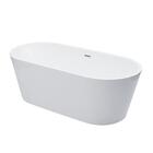 Banheira Freestanding Imersão Acrílico 169 cm Malaquita Pingo