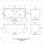 Banheira Freestanding Imersão Acrílico 180 cm Safira Pingoo.c