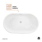 Banheira Freestanding Imersao Aragonita Pingoo.casa - Branco