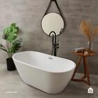 Banheira Freestanding Imersao Aragonita Pingoo.casa - Branco