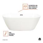 Banheira Freestanding Imersao Gurupá Pingoo.casa - Branco