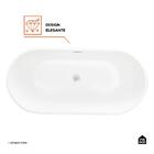 Banheira Freestanding Imersao Gurupá Pingoo.casa - Branco