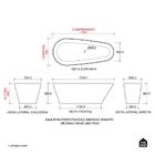 Banheira Freestanding Imersao Ipameri Pingoo.casa - Branco