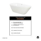 Banheira Freestanding Imersao Ipameri Pingoo.casa - Branco