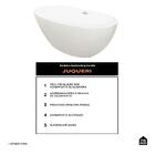 Banheira Freestanding Imersao Juqueri Pingoo.casa - Branco