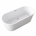 Banheira Freestanding RM Decor Basalto Imersão Branco 1,7m