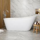 Banheira Freestanding RM Decor Carrara Lux Imersão Branco 1,8m