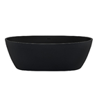 Banheira Freestanding RM Decor Imperium 170 Imersão Preto 1,7m