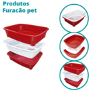 Banheira Gato Classic Plus Furacaopet - Vermelha