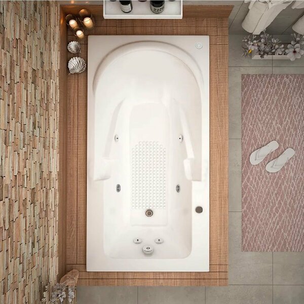 Banheira Hidromassagem Astra Capri Luxo 150cmx80cmx43cm - 01