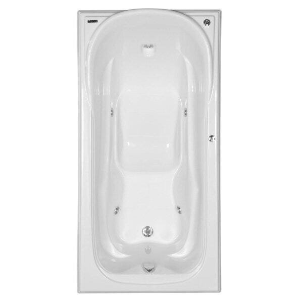 Banheira Hidromassagem Astra Confortare Luxo 180cmx90cmx55cm