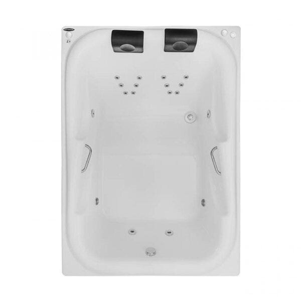 Banheira Hidromassagem Astra Double Tahiti Luxo 180cmx130cmx6