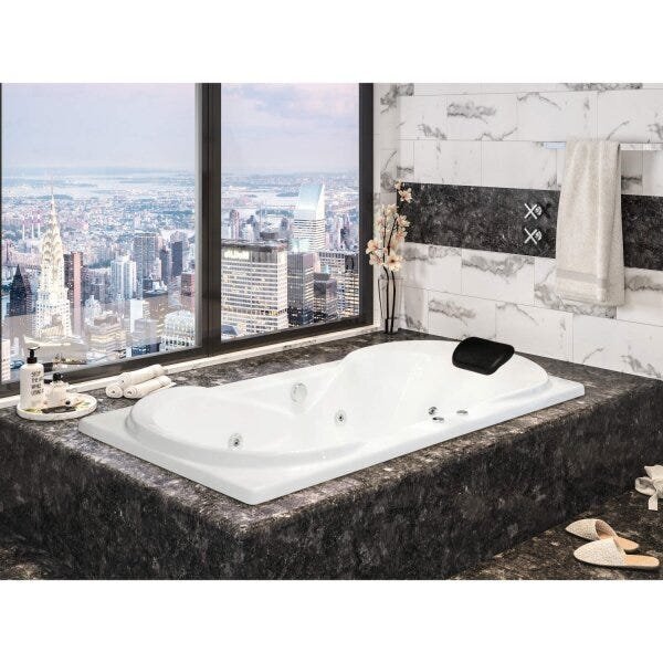 Banheira Hidromassagem Astra Due Gran Luxo 160cmx90cmx44cm -