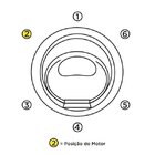 Banheira Hidromassagem Astra Firenze Luxo 140cmx140mx45cm - 0