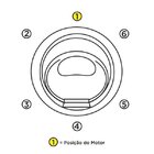 Banheira Hidromassagem Astra Ronde Super Luxo 160cmx160cmx44c